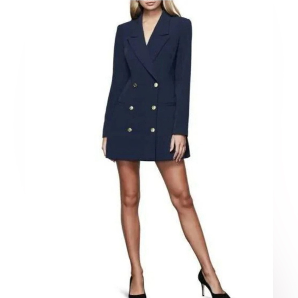 Good American Double Breasted Blazer Dress